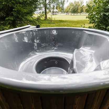 Premium 4-Person Fully-Assembled ThermoWood® Wood-Fired Hot Tub [MWT4] (SAK14528)